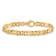 14k Yellow Gold 6.7mm Hand-polished Fancy Link Bracelet