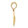 14k Yellow Gold Polished Stars Pendant