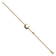 14k Yellow Gold Diamond and Sapphire Moon and Star Bracelet