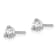 14K White Gold Lab Grown Diamond 3/8ctw VS/SI GH 3 Prong Earrings