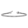 Rhodium Over 14k White Gold Diamond Tennis Bracelet 1.25ctw