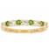 Chrome Diopside And White Zircon Band Ring In 18K Gold Over Sterling
Silver 0.68ctw