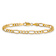 10k Yellow Gold 4.2mm Figaro Link Bracelet
