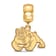 14K Yellow Gold Over Sterling Silver LogoArt California State University
Fresno Dangle Bead