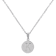 Initial K Charm Pendant Necklace In Silver-Tone