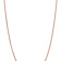 14k Rose Gold 2.1mm Solid Polished Spiga 16 Inch Chain