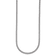 Rhodium Over Sterling Silver Polished 3.2mm Box 24 Inch Chain