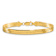 10k Yellow Gold 5.5mm Silky Herringbone Link Bracelet