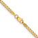 14k Yellow Gold 2.3mm Solid Flat Beveled Curb 28 Inch Chain
