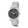 Charles Hubert Stainless Steel Black Dial Watch