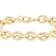 Rolo Chain Bracelet 18K Gold Over Bronze