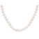 8mm Cultured Freshwater Pearl Strand Necklace in Sterling Silver