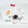 Acrylic Gemstone Display Stands 4x4, 4x6, 4x8, 4x10cm Set Of 4