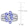 Tanzanite and Diamond 14K White Gold Ring 1.87ctw