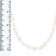 9-10mm White Cultured Freshwater Pearl endless Necklace