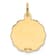 14K Yellow Gold Number 1 GRANDPA Disc Charm