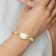 Ladies Charles Hubert Gold-finish Crystal Bezel 20mm Watch