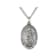 Sterling Silver St. Christopher Medal Pendant With Chain