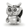Sterling Silver Owl Bead