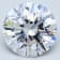 4.15ct Natural White Diamond Round, G Color, SI2 Clarity, GIA Certified