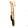 39.00 Ctw Emerald and 1.75 Ctw White Diamond Earring in 18K YG
