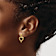 14k Yellow Gold Polished Heart Dangle Earrings