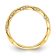 14K Yellow Gold Twisted Diamond Wedding Band 0.2ctw