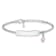 Rhodium Over Sterling Silver Pink Enamel Crown with 1-inch Extender
Children's ID Bracelet