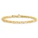 14K Yellow Gold Polished 4.5mm Fancy Link Bracelet