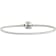 Sterling Silver Round Snake Chain Bracelet With Bead Clasp