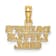 10K Yellow Gold DADDYS LITTLE GIRL Charm