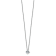 Rhodium Over 14K Gold 1/2 ct. 5.0mm Round D E F Pure Light Moissanite
Solitaire Pendant with Chain