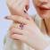 Amethyst with White Zircon Accents Rhodium Over Sterling Silver
Statement Ring, 5.96ctw
