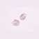 Rhodium Over Sterling Silver Two-Tone Triple Hoops