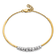 14K Two-Tone Lab Grown Diamond VS/SI GH, Bangle Bracelet 0.997ctw
