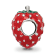 Sterling Silver Kids Enameled Strawberry Bead