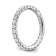 Rhodium Over 14K White Gold Lab Grown Diamond SI1/SI2, G H I, Eternity Band