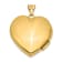 10k Yellow Gold and 10k White Gold Diamond Always in my Heart with Heart
Charm Inside Heart Locket