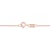 1.14ctw Morganite And 0.10ctw Diamond 10k Rose Gold Necklace