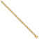 14k Yellow Gold 7.8mm Hand-polished and Textured Fancy Link Bracelet