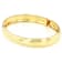 Polished 10mm Hinge Bangle Bracelet In 18K Gold Over Sterling Silver