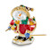 SNOWFALL Snowman Skiing Trinket Box
