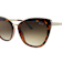 Quay Honey Tortoise Cat Eye Frame / Brown Lenses Sunglasses