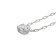 White Cubic Zirconia Rhodium Over Sterling Silver Paperclip Necklace 4.0ctw