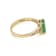 1.19 Ctw Emerald with 0.16 Ctw Diamond Ring in 14K YG