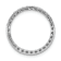 Rhodium Over 10k White Gold 0.62 ctw Diamond Circle Chain Slide Pendant