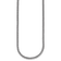 Rhodium Over Sterling Silver Polished 4.0mm Franco 16 Inch Chain