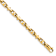 10k Yellow Gold 5mm Hand-polished Fancy Link Bracelet