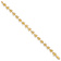 14k Yellow Gold Textured Starfish Link Bracelet