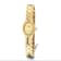 Ladies Charles Hubert Gold-finish Brass Gold Dial 18x22mm Watch